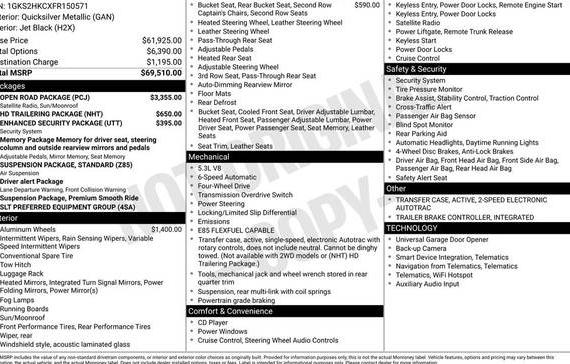 GMC YUKON XL 2015 1GKS2HKCXFR150571 image GMC YUKON XL 2015 1GKS2HKCXFR150571 image